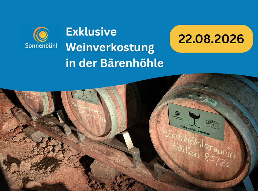 Exklusive Weinverkostung in der Bärenhöhle